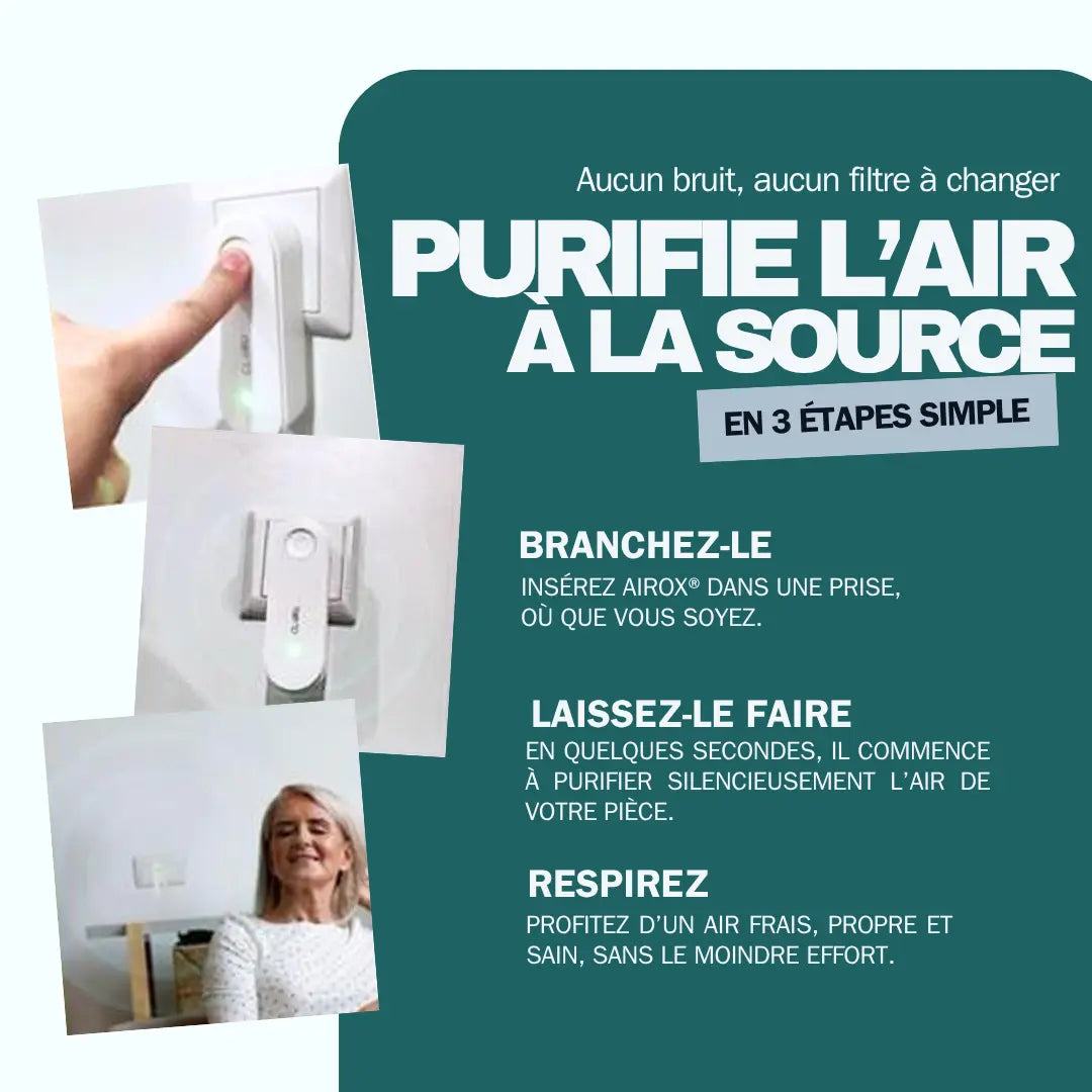 Airox® - Purificateur d’air anti-odeurs